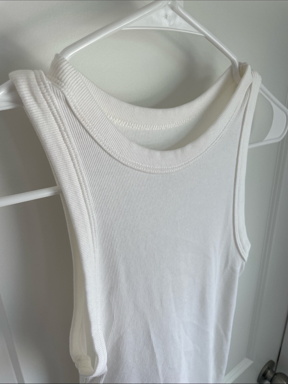 A NEW DAY White Ribbed Racerback Tank Top - Picture 8 of 12
